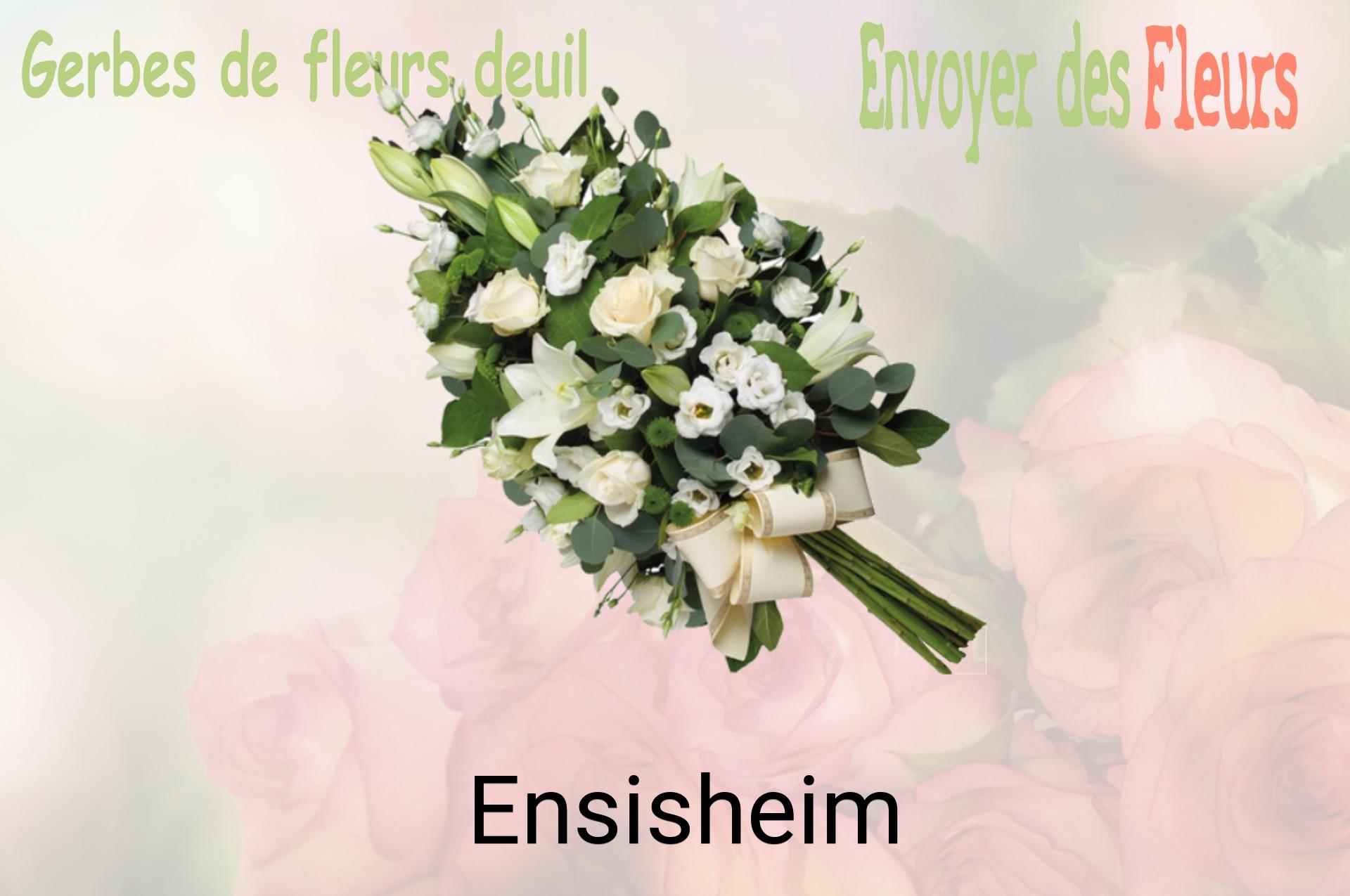 Gerbe de fleurs de deuil livrée à Ensisheim